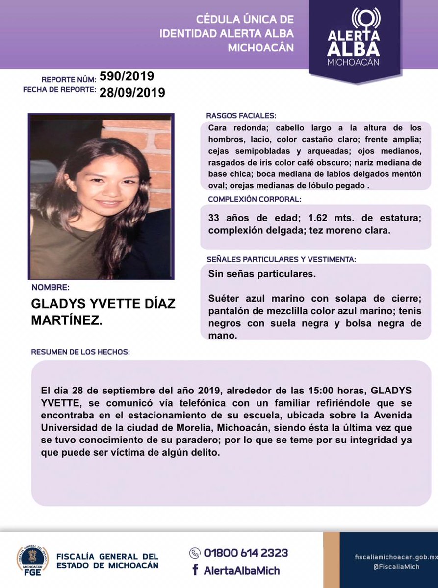 UNIVERSITASM's tweet photo. #AlertaAlba #IIM2 #UMSNH
Estudiante de maestría, alumna de la Universidad Michoacana de San Nicolás de Hidalgo https://t.co/2WMjfu1nKD