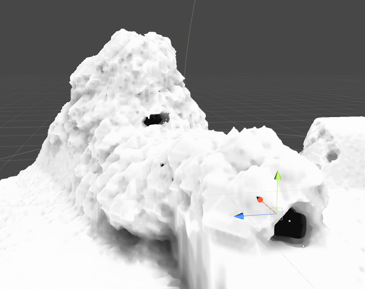 KenG3_vr's tweet photo. うーむ、Voxelandで山作ろうとすると、ボコボコになるし思ったよりうまく作れないぞ…
MapMagicなる���有料Assetと連携すれば簡単に生成できるらしいが…手間も意外とかかるし大まかな造形はこれならMediumのほうが遥かに楽だ…。
穴もUnityの操作じゃ上下左右関係調整してつなげにくいし。うーむ。 https://t.co/UXVgEu4a5y