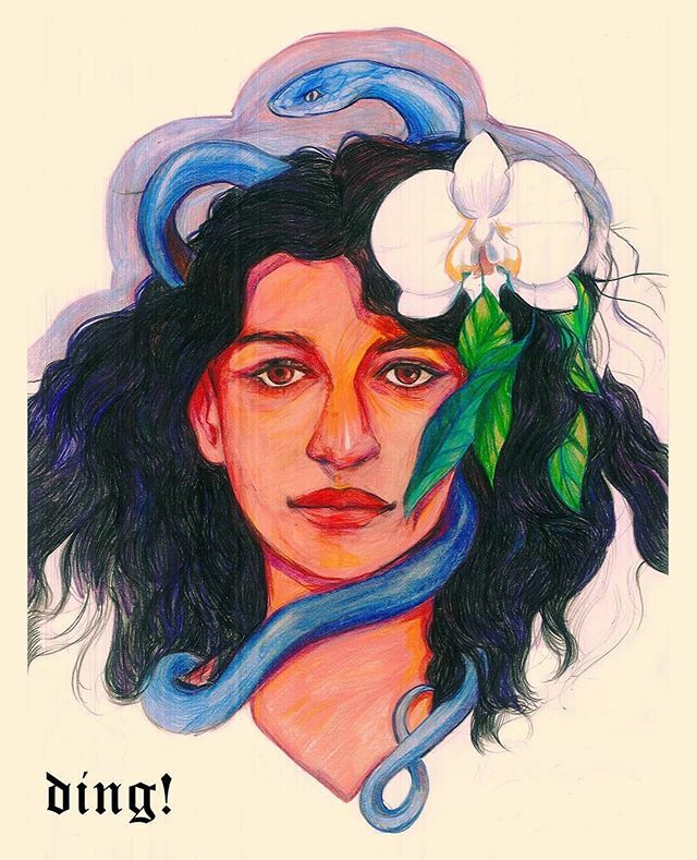 Dari <a href="/gadingsaurus/">dingus ✶</a> :
・・・
“Raras Prayagung

Ini adalah fanart ketiga dari novel dee lestari! karakter Raras Prayagung ini menurutku sangat menarik dan kompleks. ketika saya baca 'Aroma Karsa' beberapa minggu lalu, saya langsung merasa karakter ini aka… ift.tt/2oe7S6N