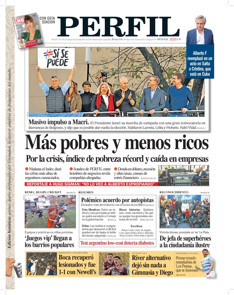 jcalvo100's tweet image. Adelanto de la perfumada tapa de @perfildiario domingo