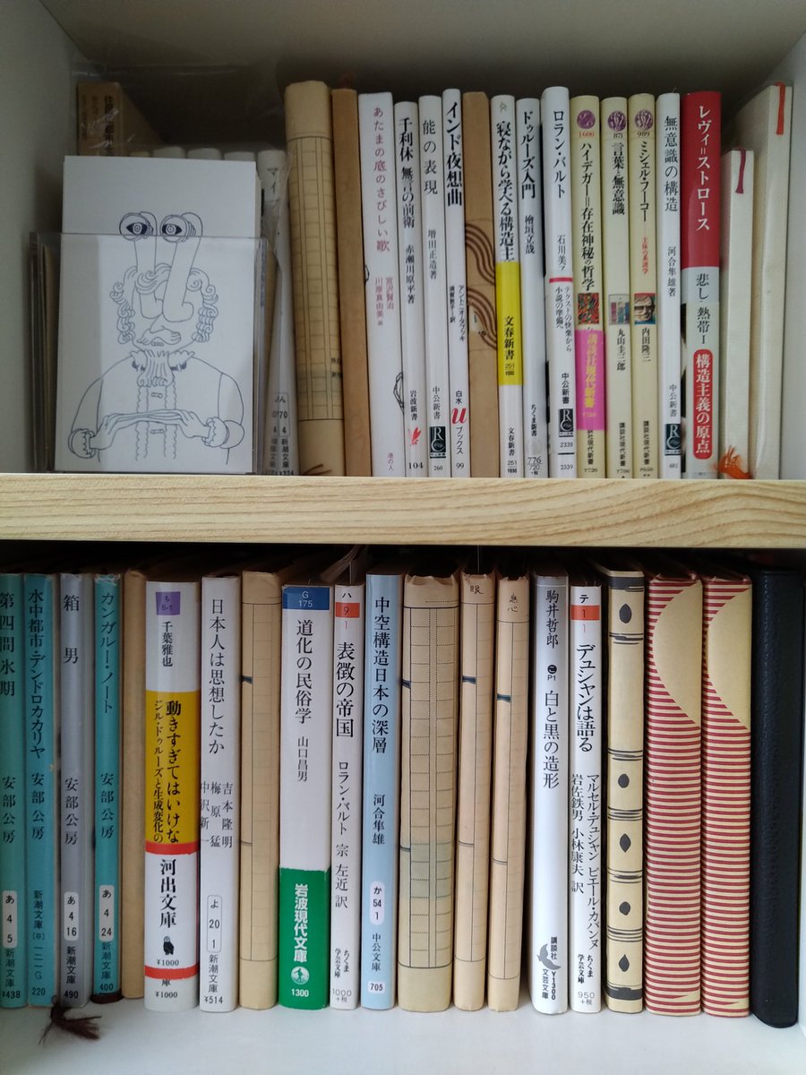 sama_'s tweet photo. 本棚　1冊買ったら1冊処分　というサバイバル　やがて秘伝のタレとか蟲毒のたぐいになるか https://t.co/esoqCr6JOn