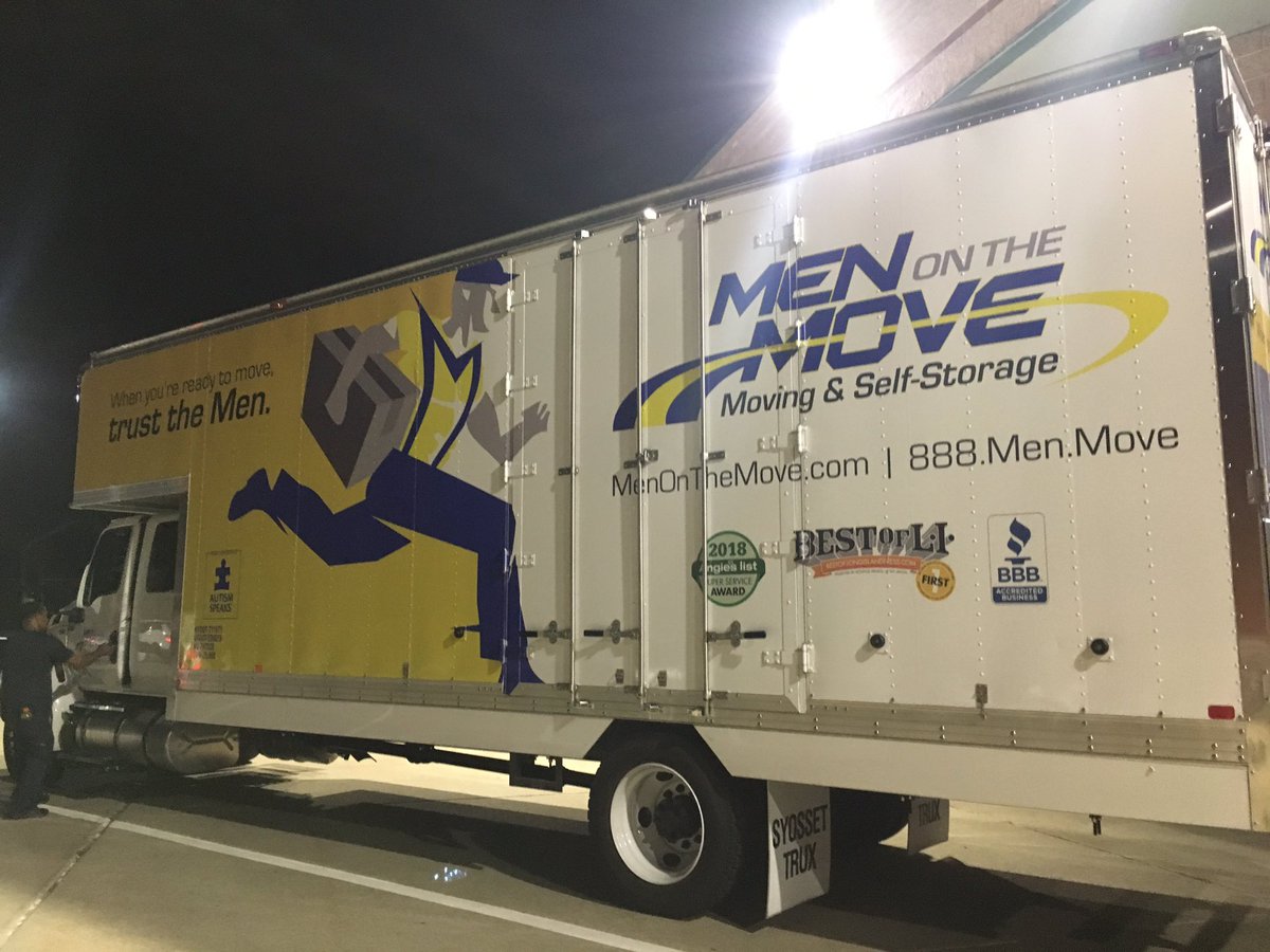 Huge win for #StonyBrookFootball tonight, Men on the Move official movers of Stony Brook Equipment just one part of our success