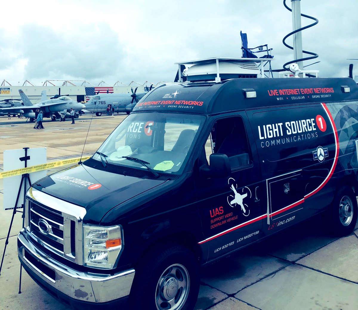 LS1INC's tweet photo. Did you see us at the Miramar air show Friday and Saturday ? If not we will be back tomorrow ! Find us next to the #lapd booth ! #USMC #1AirShow #MiramarAirShow #ls1inc #internet #drone #security #Police #support #cellular #internet #network #blueangels #royalairforce #livestream https://t.co/SzqnjZSpZE