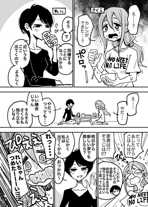 第3回週刊(と言えなくもない)職場内リレーまんが「お題:ルームシェア」 