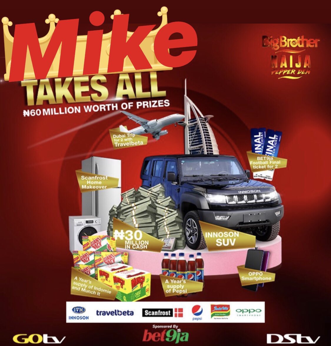 Fawziyaaaaa's tweet photo. And we have the biggest ship of all
Mike and the 60 million💃💃😍😍😍💞💞💞

Wait fess
Y'all know that this can only happen if you vote massively,right????

#BBNaija https://t.co/xrSy7PKzNy