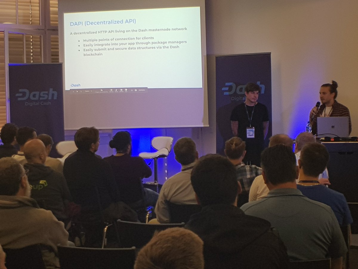 MarkMoneyMason's tweet image. Learning about Dash Platform 👨‍💻 with Dana &amp;amp; Ivan from Dash Core Group at Dash Convention Europe. 🙌

#DashConvention #Dash #cryptocurrency #fintech
