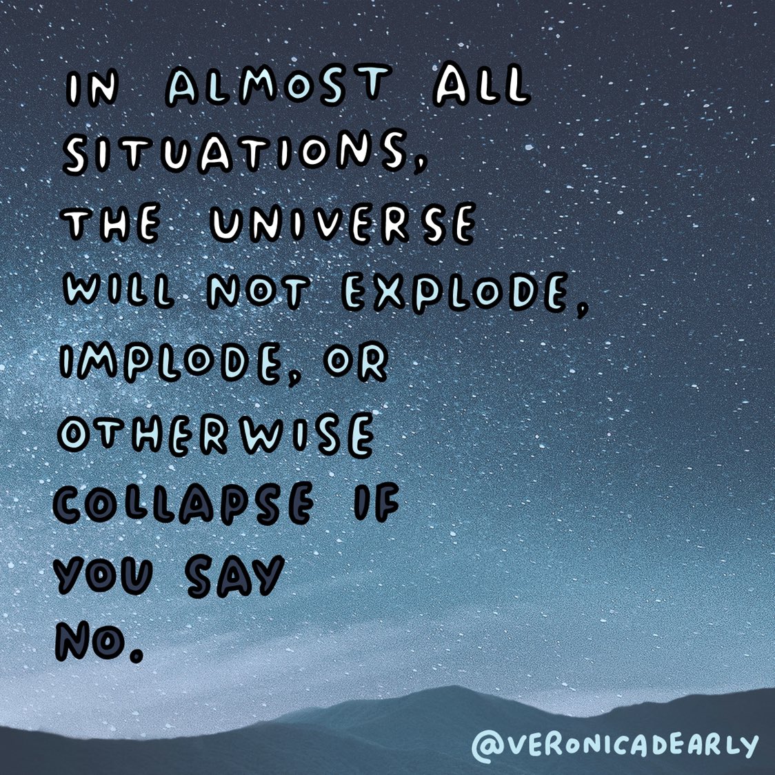 Note to self really 📝 Hope you have a pleasant Sunday ahead, free of the universe collapsing and stuff. ✨