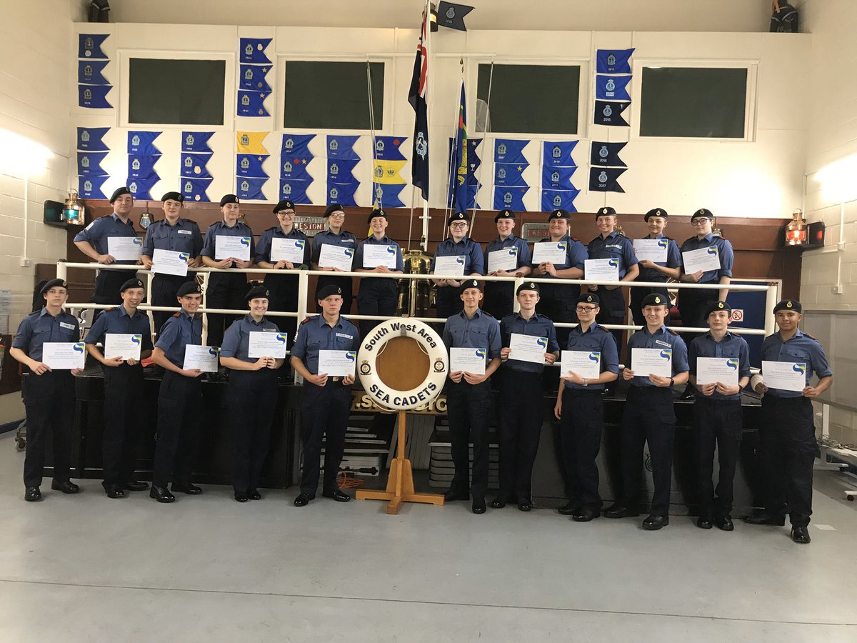 BZ to the 10 Leading Cadets and 13 Cadet Petty Officers that have passed their Advancement Boards at <a href="/Westonseacadets/">TS Weston</a> over the weekend <a href="/achieve/">Achieve</a> <a href="/Captain_SCC/">Captain Sea Cadets</a> <a href="/SeaCadetsUK/">Sea Cadets</a> #SWASeaCadets #SimplyTheBestTeamSouthWest #WhatWeDo #Inspiring #MakingADifference #ChangingLives