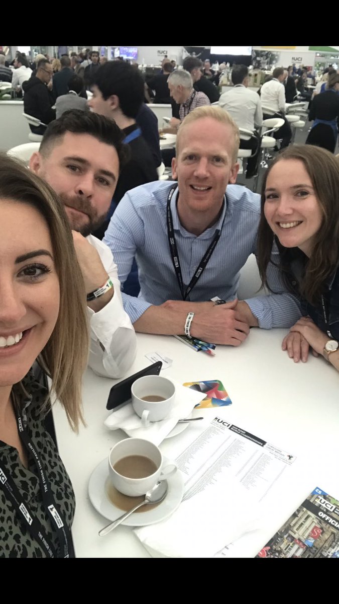 Fun day ahead hosting FinancialForce guests at the 2019 UCI Road World Championships in Harrogate today!