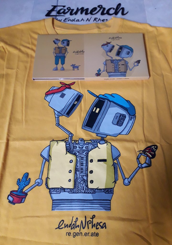 dwikisahkan's tweet image. @earMerch YaAmpun khilaf ☹
Artwork mas @rhesa_aditya nya bagus sih masalahNya. Nambah lagi dong #kaosband re.gen.er.ate #endahNrhesa #regenerate