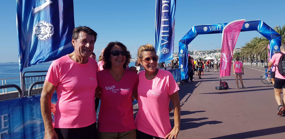 cestrosi's tweet photo. Bravo à toutes les coureuses et tous les coureurs du #JoggingRose, événement organisé par l’association SOS Cancer du Sein. Très heureux d’avoir pu être à vos côtés avec @lauratenoudji pour la lutte contre le cancer du sein. https://t.co/Gvah5hnkxe