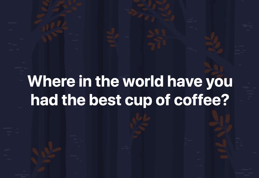 NatGeo's tweet photo. It's #InternationalCoffeeDay! https://t.co/wsAi5u3ZOB