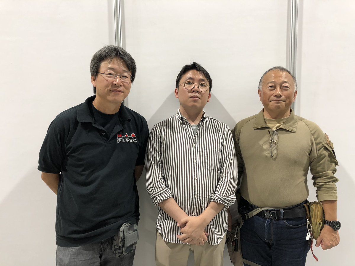 #全日本模型ホビーショー での「ガールズ&amp;パンツァー」トークショー、先程終了致しました!キットのお話、今後のイベントのお話など盛りだくさんでお送りしました。ご来場頂いた皆様、ありがとうございました!#garupan 