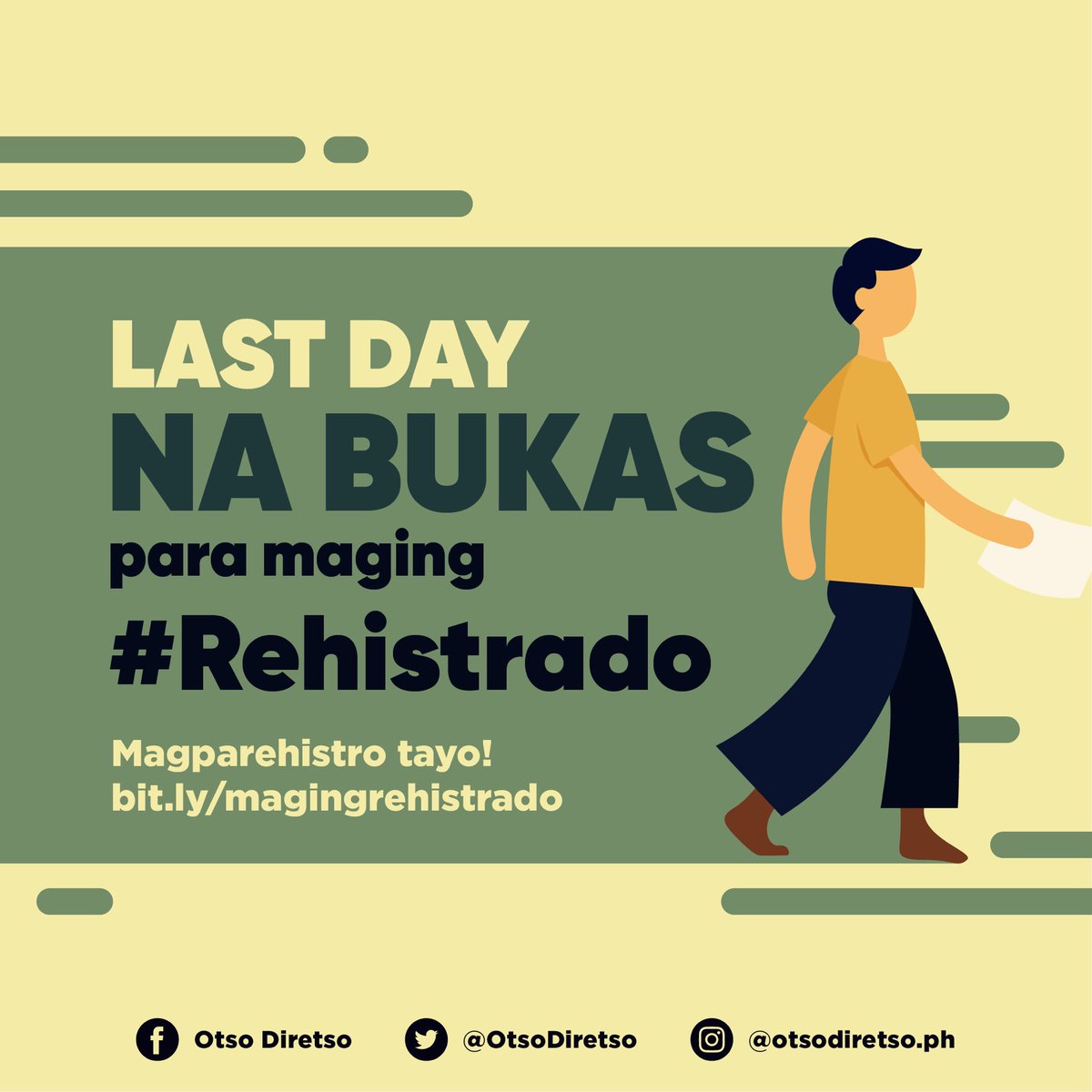 TROPA_2022's tweet photo. I-setup na ang Sunday meeting with friends and family para paghandaan ang last day ng pagpaparehistro bukas! September 30 is the last day for Voter Registration. Maging #Rehistrado na!

—
Madali lang magparehistro! 
https://t.co/qiwhyKjicc https://t.co/5rONdofSAP