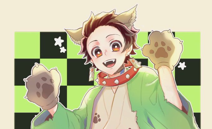 すずらんさんがTwitterに投稿した竈門炭治郎(鬼滅の刃)のイラスト。