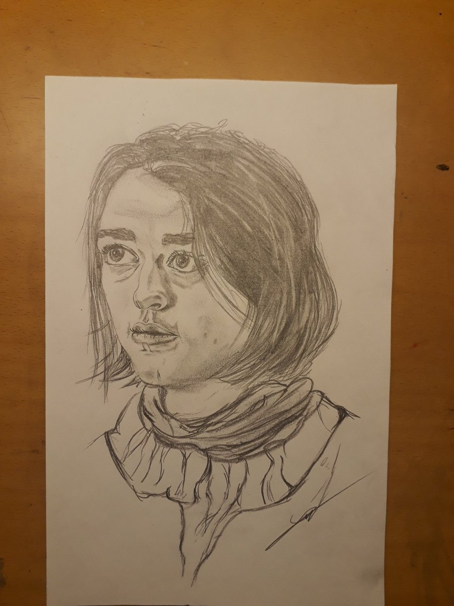 artandglory1's tweet photo. The girl name is Arya Stark; and i am going home!!!
@maisie_williams
#arya #aryastark #gameofthrones #got #maisiewilliams #drawing #housestark #stark #pencildrawing #pencil #art #artist #artwork #sketchbook #sketch #portrait #portraitdrawing #girldrawing #hbo #asongoficeandfire https://t.co/mZ8xwmv1uD