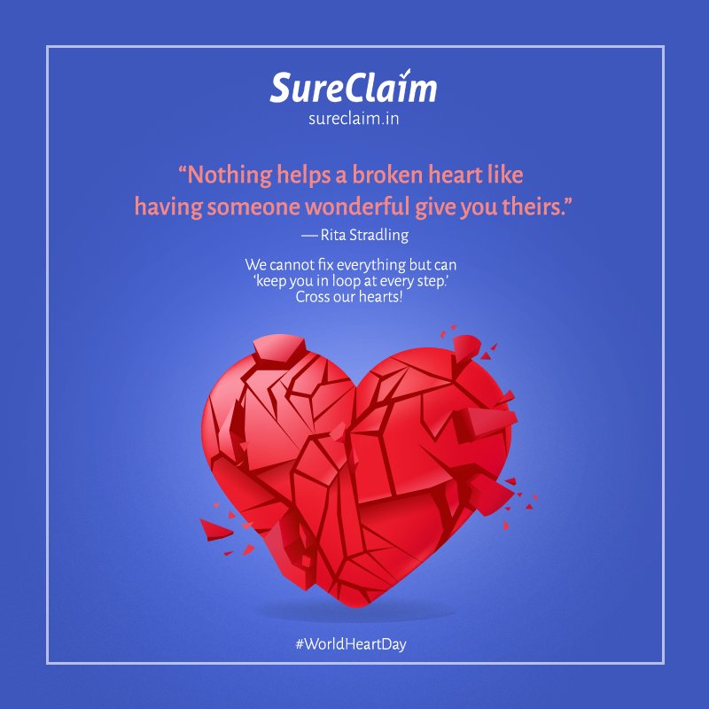 SureClaimTech's tweet photo. SureClaimβs platform provides step-by-step guidance while preparing a claim. Its intelligent online tools help identify the right documents, file a claim, and track claim status. If needed, our #claimexperts carry out the #claimprocess on behalf of customers. #WorldHeartDay https://t.co/Fj9o8lOcVf