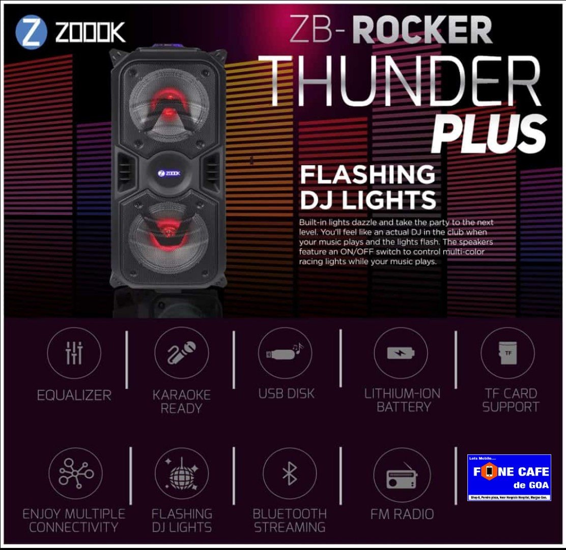zoook rocker thunder plus 40 watts