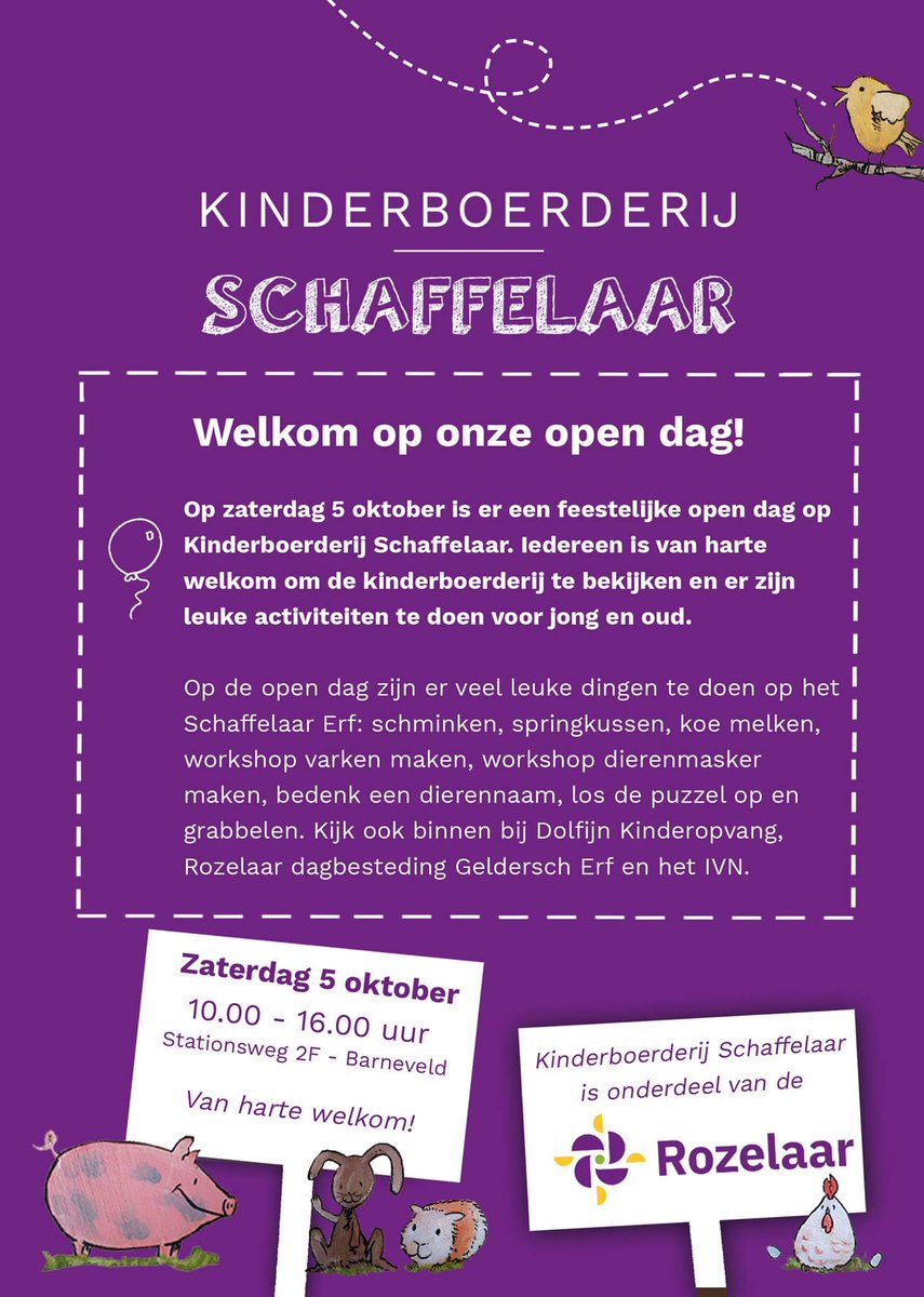 Jullie komen zeker ook kijken.