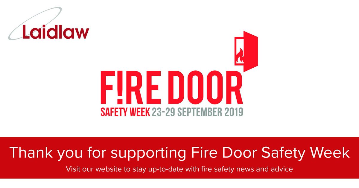 Fire Door Safety Week is coming to a close, we hope that you now feel more informed about fire doors and the important role they play in fire protection. There are many more resources on our website here: ow.ly/9Ow750woiOP #FireDoorSafetyWeek