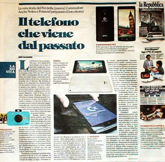 MassimoCanigia1's tweet photo. Commodore PET smartphone
#commodoresmart #cbm #lookahead #massimocanigiani https://t.co/ycj8dn4O30