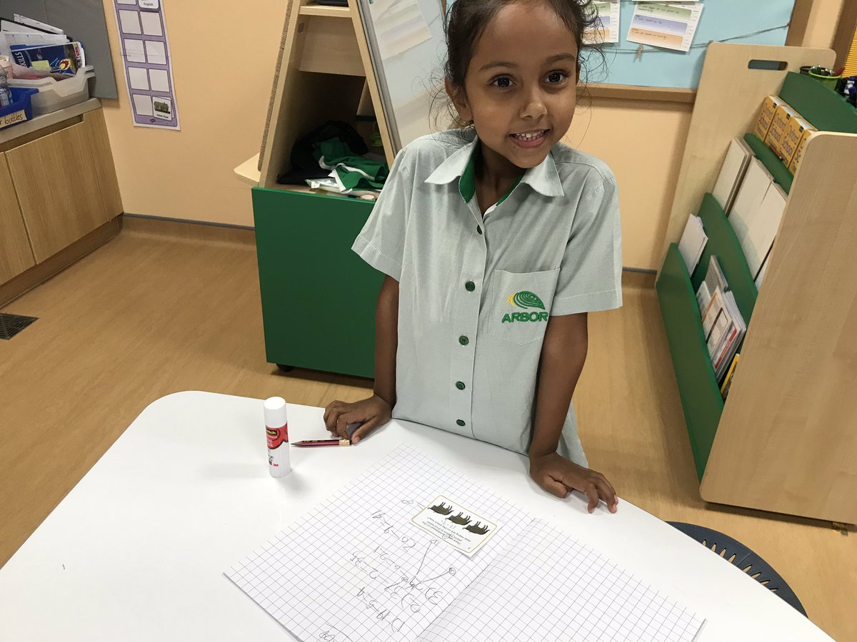 ArborYear2's tweet photo. We are practising our maths skills by completing some challenges in our journals this morning #Arbormaths #2ES https://t.co/ZwnSuyO0iF
