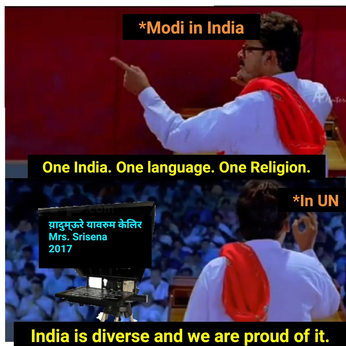 ArunPandiyanMJ's tweet image. #ModiUNGASpeech