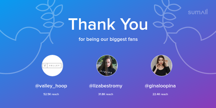 mobilumofficial's tweet photo. Our biggest fans this week: valley_hoop, lizabestromy, ginaloopina. Thank you! via https://t.co/uoGZrARJfg https://t.co/J0bOCybt2v