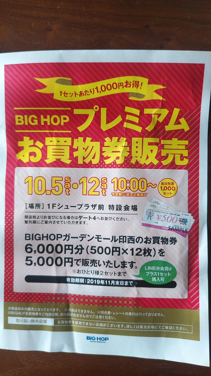 プレミアムお買物券 プレミアムお買物券