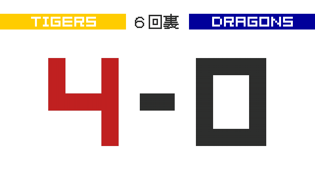 lllll_dragons's tweet photo. 6回裏 梅野 センターへタイムリーヒット 神4-0中  #dragons https://t.co/F1ZPQAWt7E
