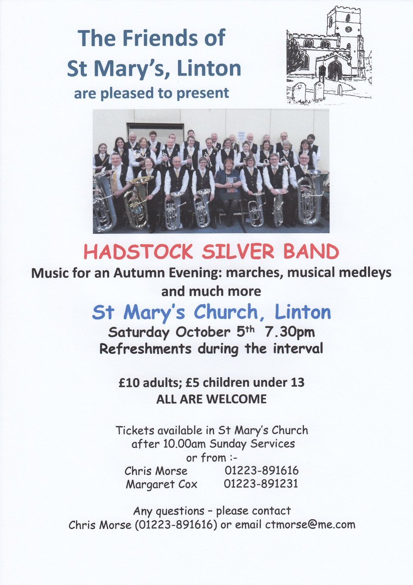 Come and join us for our autumn concert!