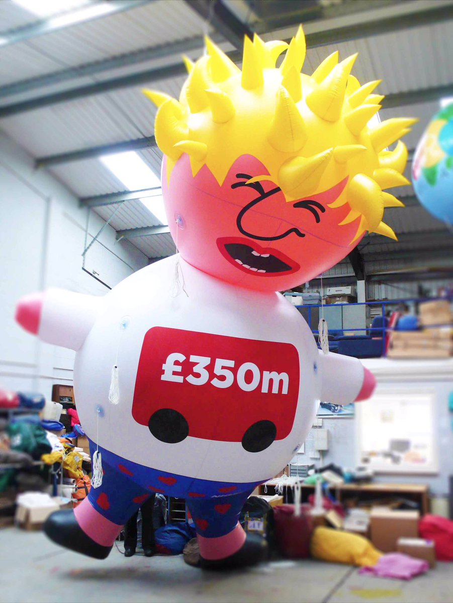 There are two planned demonstrations today as the Conservatives convene in Manchester for their conference and the Boris Blimp will be making its first appearance outside of Westminster aboutmanchester.co.uk/boris-blimp-is…