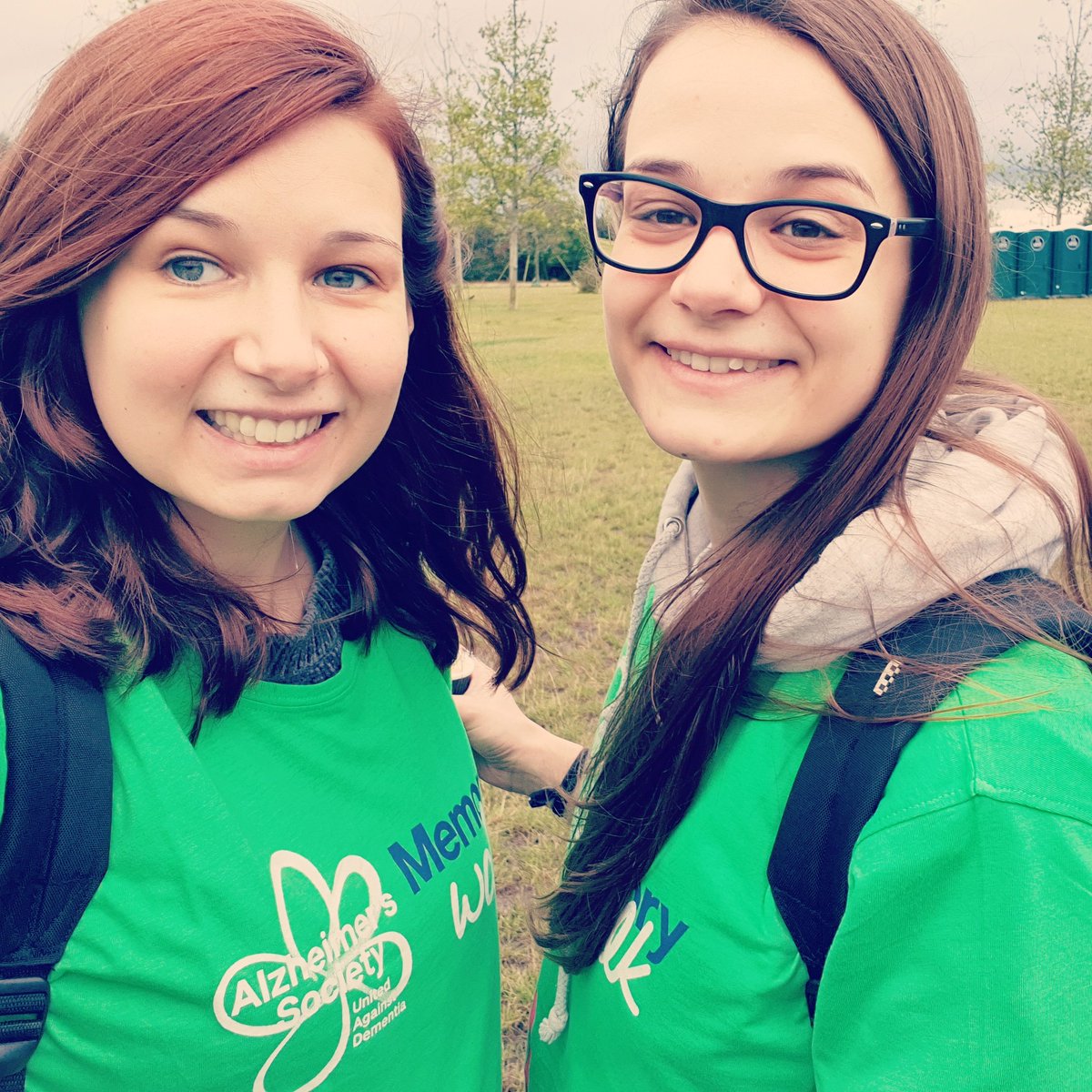 hannahpluthero's tweet photo. Ready to join the memory walkers @noordinarypark. We'll be right behind you (literally), bringing up the rear. @alzheimerssoc #memorywalk #memorywalk2019 #volunteering https://t.co/X6tQeFMV5Q