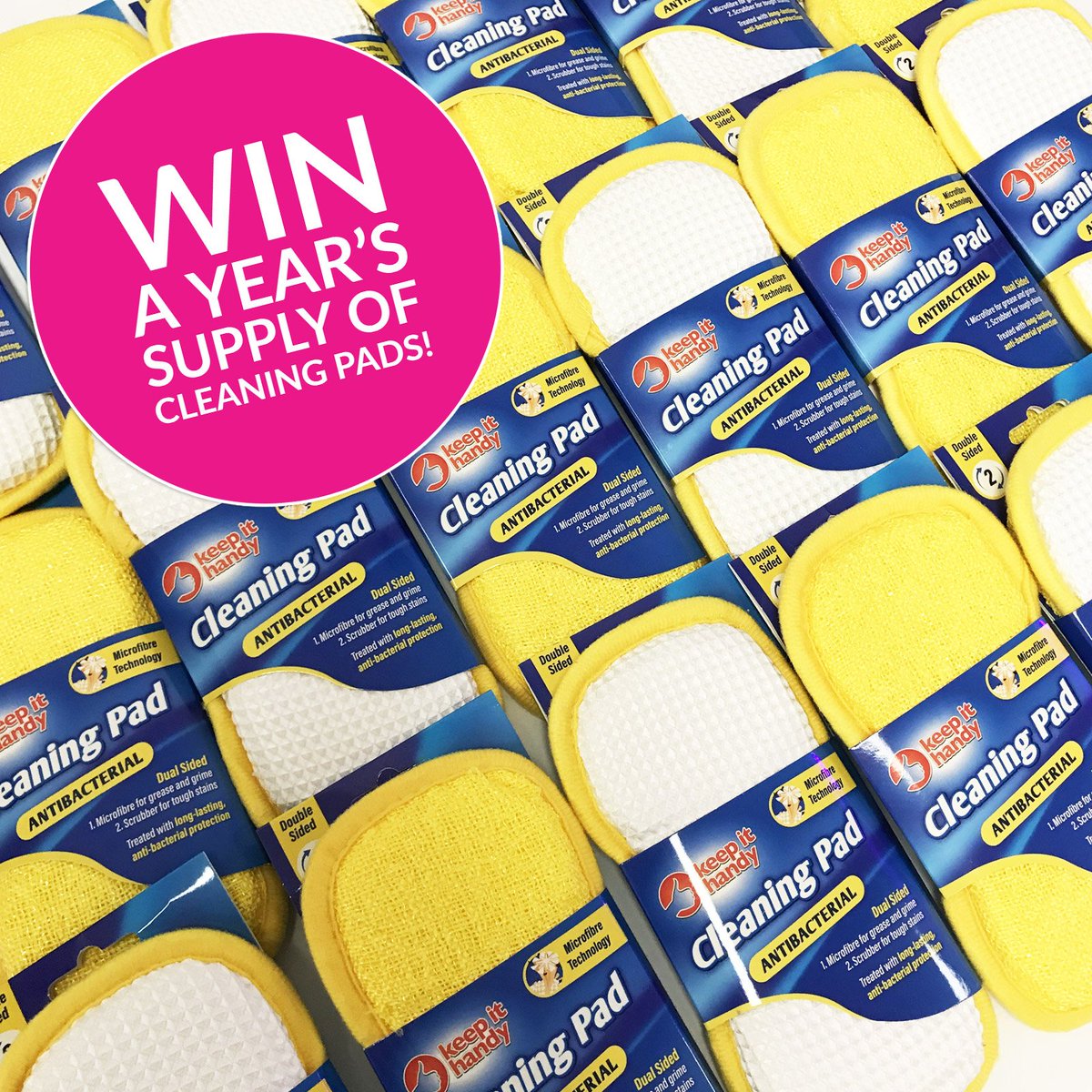 SaversHB's tweet image. 🙌 #GIVEAWAY TIME 🙌
We are giving ONE person the chance to #WIN a YEAR'S SUPPLY of this AMAZING Cleaning Pad! 🧽🎉
For your chance to WIN simply: RT this post &amp;amp; FOLLOW @SaversHB 🙌
UK only. Ends: 01/10/2019. T&amp;amp;C's apply: bit.ly/2XRZkPf