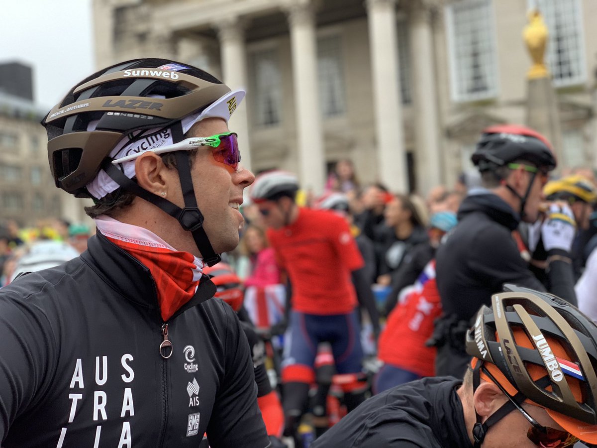 Michael Matthews <a href="/blingmatthews/">Michael Matthews</a> getting ready for the UCI Road World Championships in Yorkshire 🌈 #Yorkshire2019