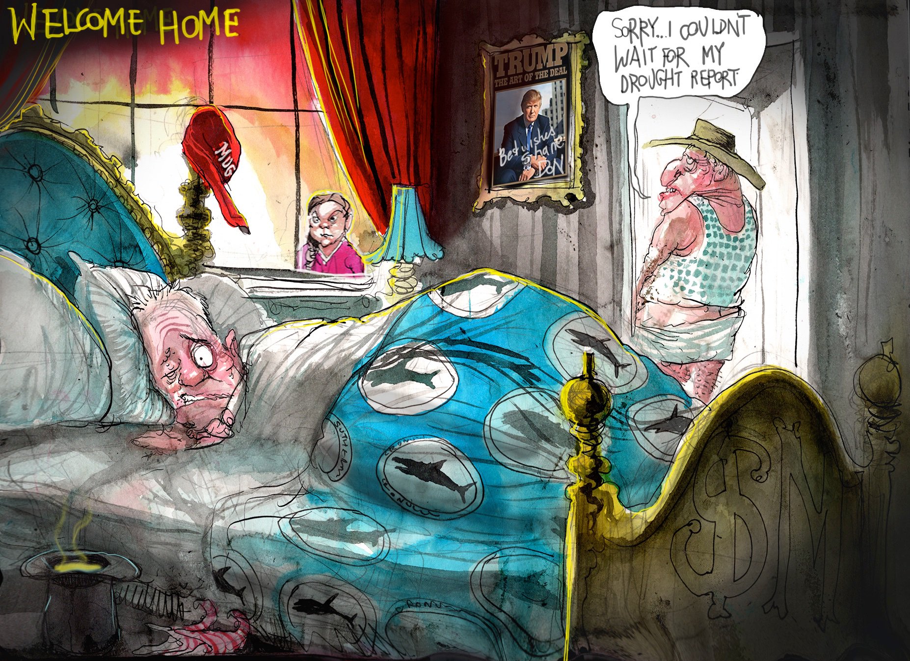 Scomo and his best friends forever back in his bedroom