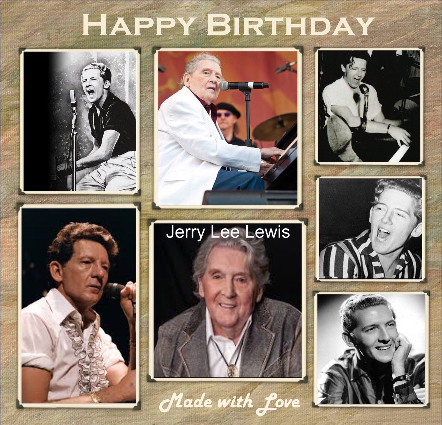 Happy Birthday Jerry Lee Lewis 
September 29, 1935
(83) 
