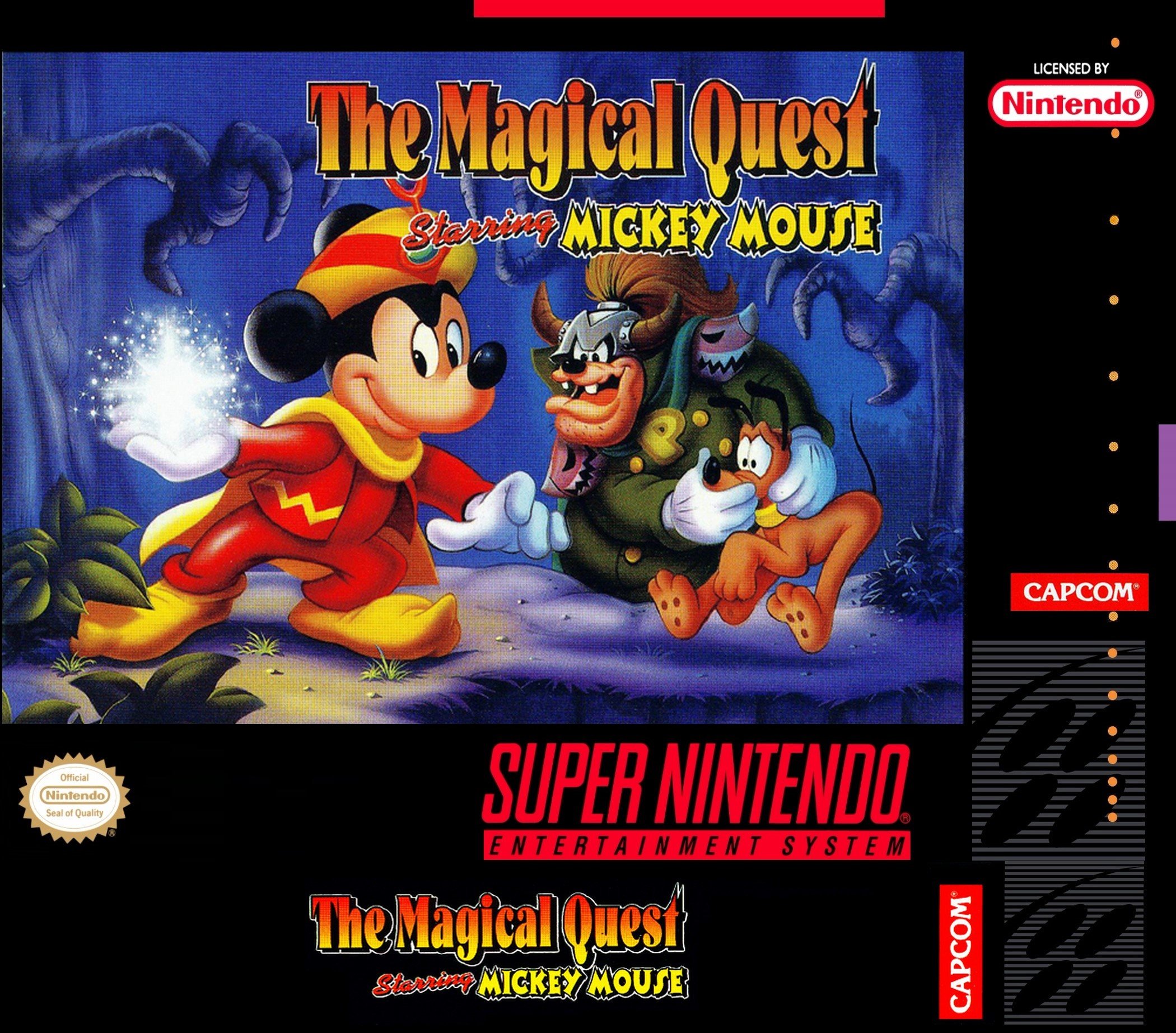 past Officer Line of sight Retro Game Geeks ar Twitter: "SNES SUNDAY: THE MAGICAL QUEST STARRING MICKEY  MOUSE In 1992 Super Nintendo gamers set out to rescue Pluto from Emperor  Pete's castle. A superb platform game from