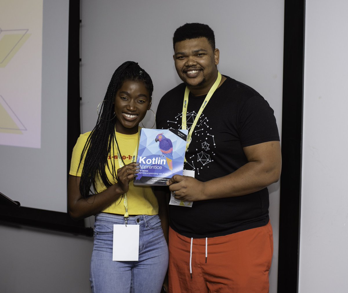 GDGJohannesburg's tweet image. Thanks @rwenderlich  for the wonderful book you sponsored for #KotlinEverywhereSA #kotlineverywhere South Africa! Pabi is just learning Kotlin, so it couldn&apos;t have come at a better time!