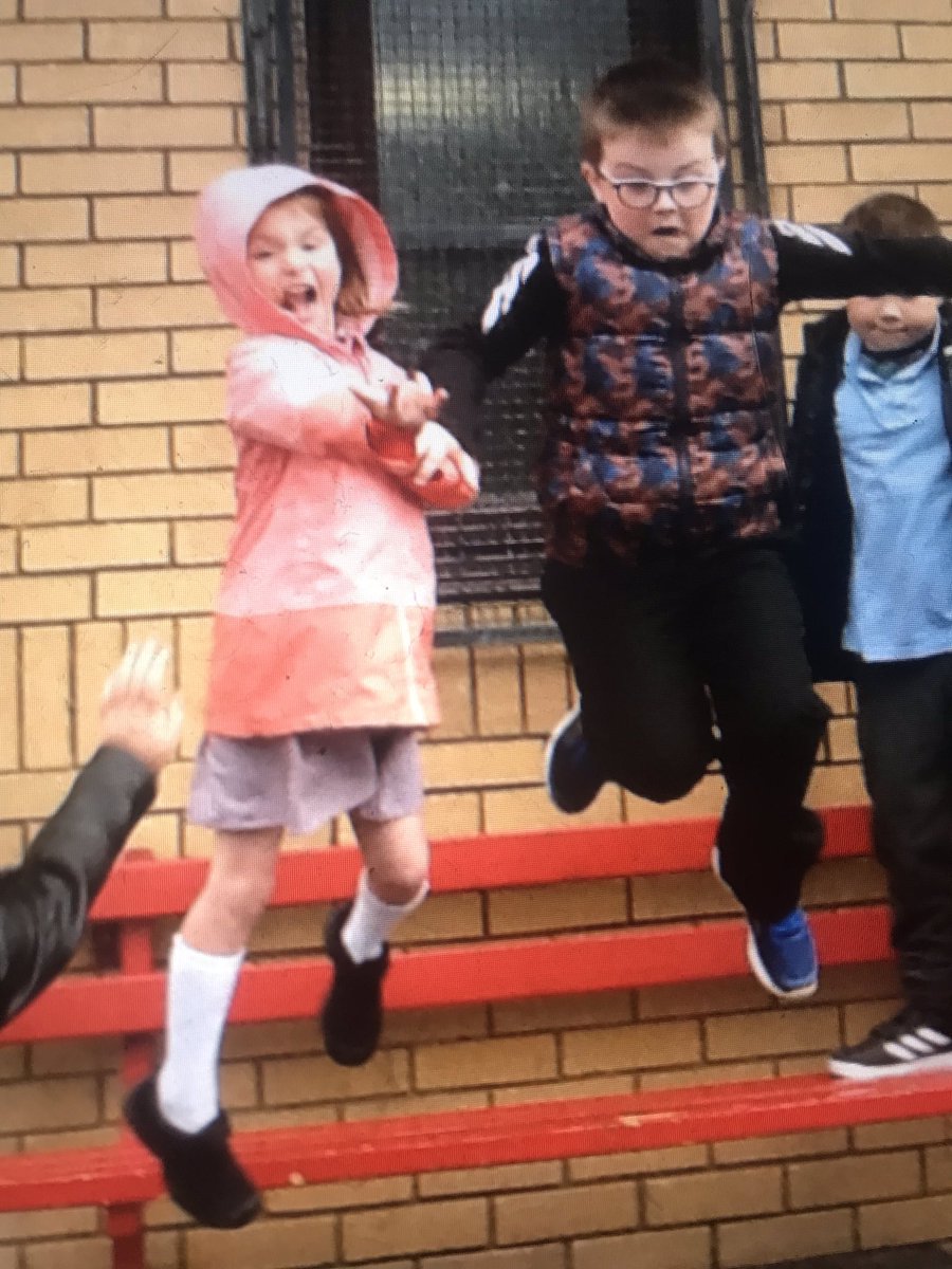 MrsNScott2018's tweet image. P3 @stdavidsprimary were inspired by M’s ‘Flying on a broomstick’ photo that we wanted to see if we could be caught flying.  We took turns at being the photographer and tried to capture our friends flying! #FunWithPhotography #LightsCameraAction