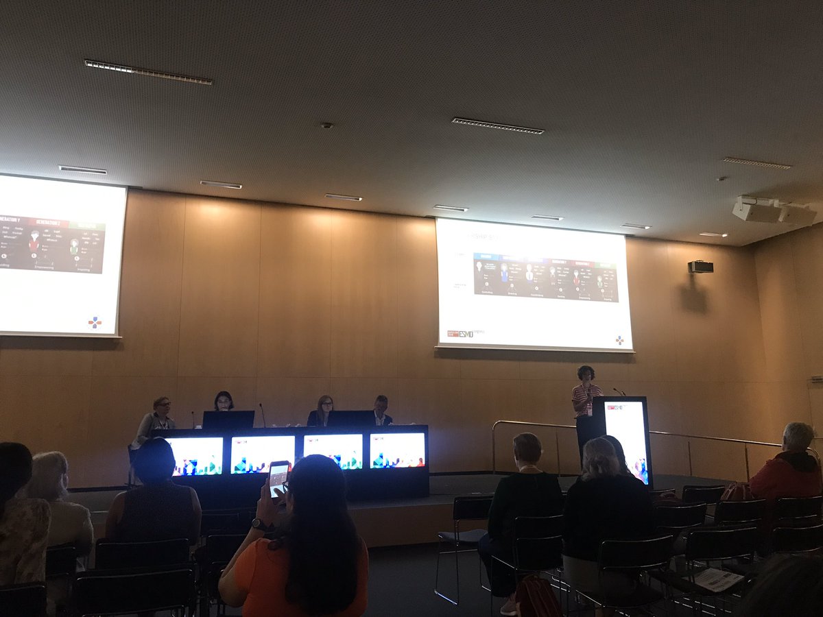 SaraTorcatoParreira (@saratparreira) on Twitter photo What a session @merel_klinken !!! 5 generations working together: is it a world of problems or opportunities? #EONSYCN recognize the need to work with everyone and how much important and inspirational “senior” nurses are <a href="/cancernurseEU/">@cancernurseEU</a> #EONS12 #ESMO19 What a session @merel_klinken !!! 5 generations working together: is it a world of problems or opportunities? #EONSYCN recognize the need to work with everyone and how much important and inspirational “senior” nurses are <a href="/cancernurseEU/">@cancernurseEU</a> #EONS12 #ESMO19