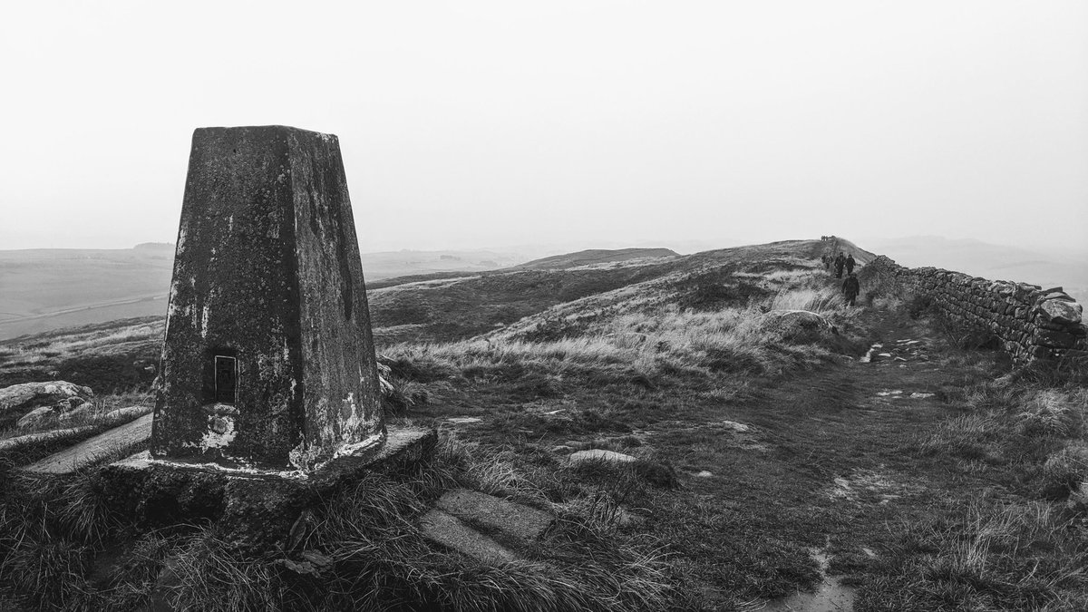 rich_may's tweet image. A couple of @OrdnanceSurvey #TrigPoints on Hadrian&apos;s Wall