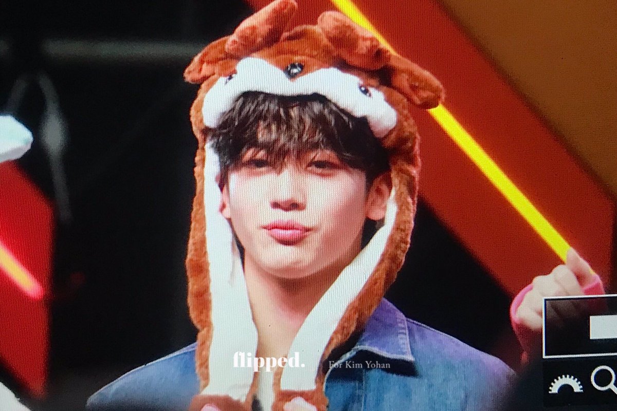 flipped_yh's tweet photo. 190929 Kcon Special talk stage 
#김요한 #KIMYOHAN #엑스원 #X1 https://t.co/HDkUqooCc9
