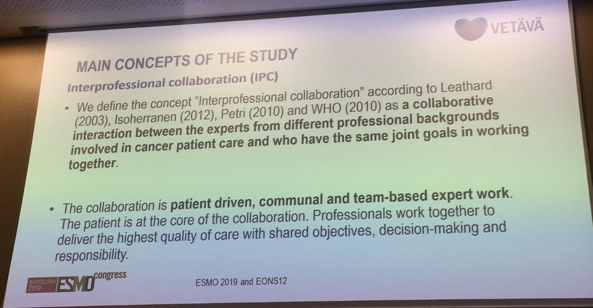LENA SHARP (@sharp_lena) on Twitter photo @VSulosaari present research on interprofessional collaboration from Finland <a href="/cancernurseEU/">@cancernurseEU</a> #EONS12 @VSulosaari present research on interprofessional collaboration from Finland <a href="/cancernurseEU/">@cancernurseEU</a> #EONS12