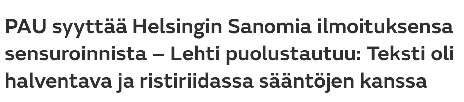 Dimmu141's tweet photo. Oikeutta Eläimille haluu mainokseen Hesarille: Liian provosoiva
PAU halua mainosta  Hesarissa: Liian provosoiva
Kiinan diktaaturi halua mainokseen: Tottakai
#arvopohja https://t.co/qvy6hSWJWV