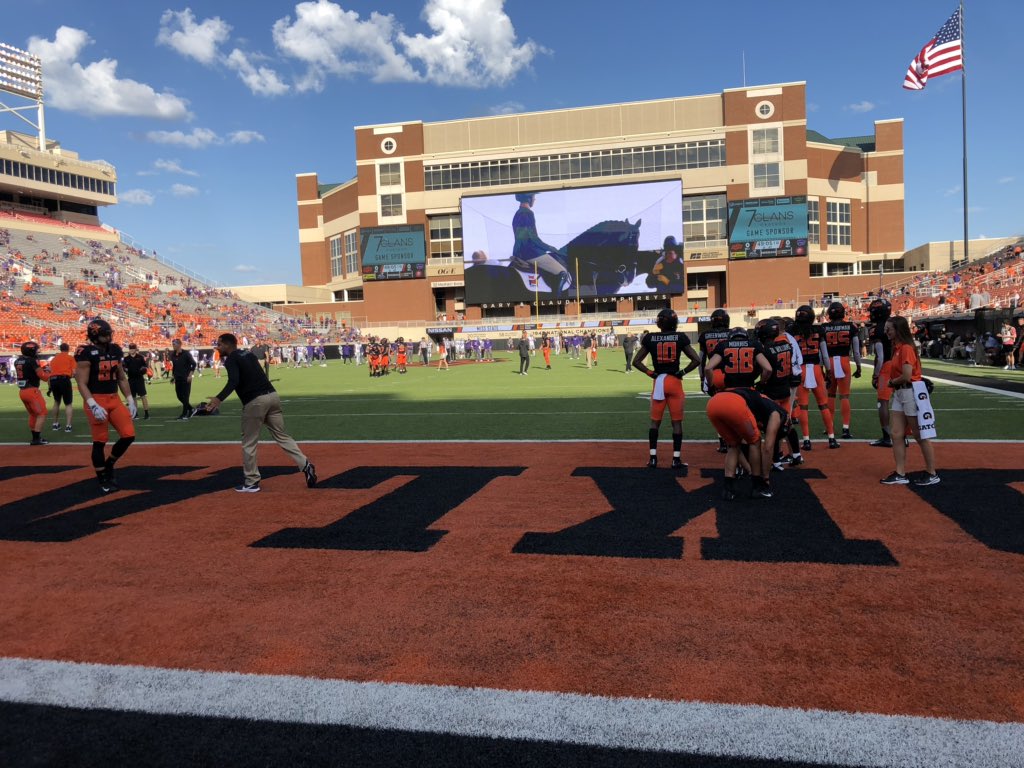 owenostroski_'s tweet photo. Had an awesome time at Oklahoma State yesterday. We met a lot of great people there during the game. Huge thanks to @CoachVic_ for inviting me, I can’t wait to be back! https://t.co/BEXs6eOqPU
