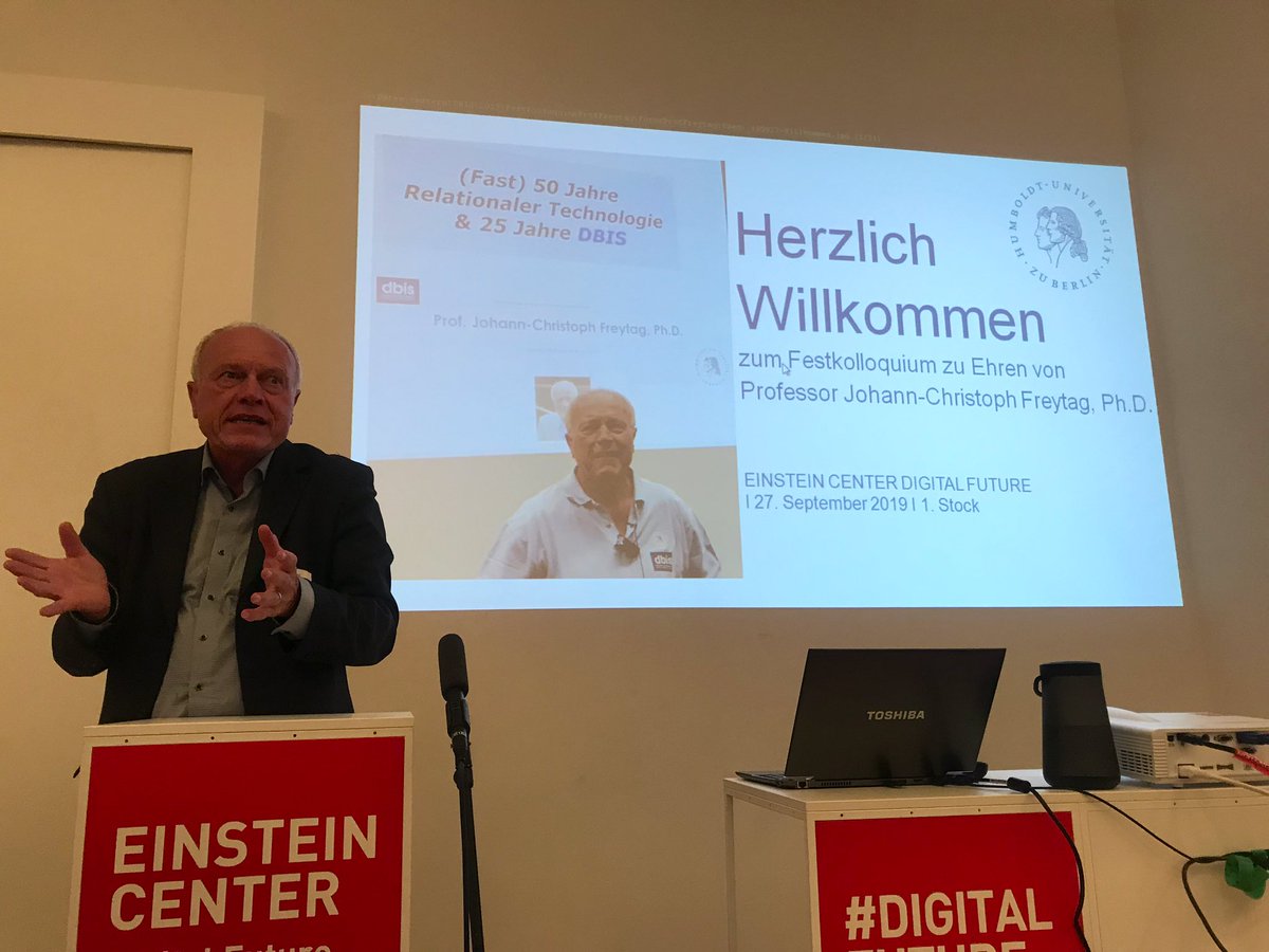 irembesik's tweet photo. Last Friday during Festive Colloquium in honor of Prof. Johann-Christoph Freytag, Prof. Rudolf Bayer from TU München gave a very inspiring talk, 'Inception'. Some highlights from the talk: the development enviroment during 60s, history of PLs #ALGOL60, #ALGOL68, and #Pascal https://t.co/8UC3rt176u