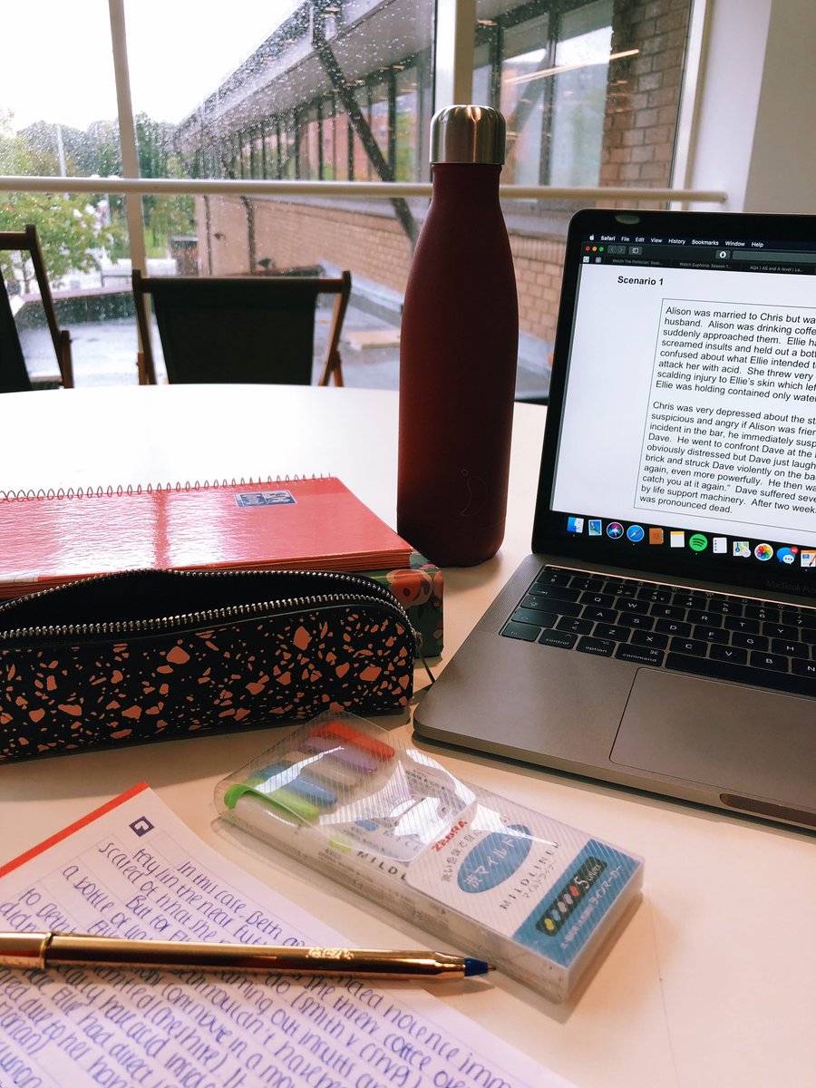 actually love studying when it’s raining (mainly cause i feel like i’m not missing out on being outside sjdhs)