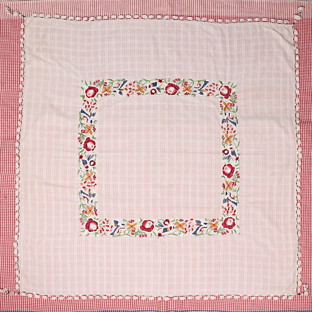 ilovepero's tweet image. Inspired by the use of buttons as embellishments in the traditional embroideries on clothing and animal coverings of Sindh and Gujarat, we started using buttons to create edges, corners and tassels for our #rumalpero line of scarves.  

#10yearsofpero #buttonsofpero  #peroarchive