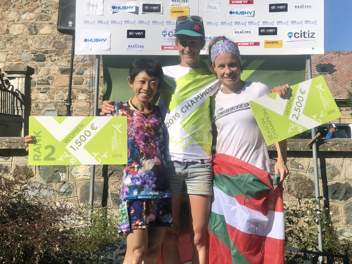 The overall 2019 #VKWorldCircuit women‘s podium 👑 : 

🥇 Jessica Pardin 🇫🇷- 560 pt
🥈 Yuri Yoshizumi 🇯🇵 - 332 pt
🥉 Oihanna Azkorbebeitia 🇪🇸 - 313 pt

Well done to these 3 leading ladies!